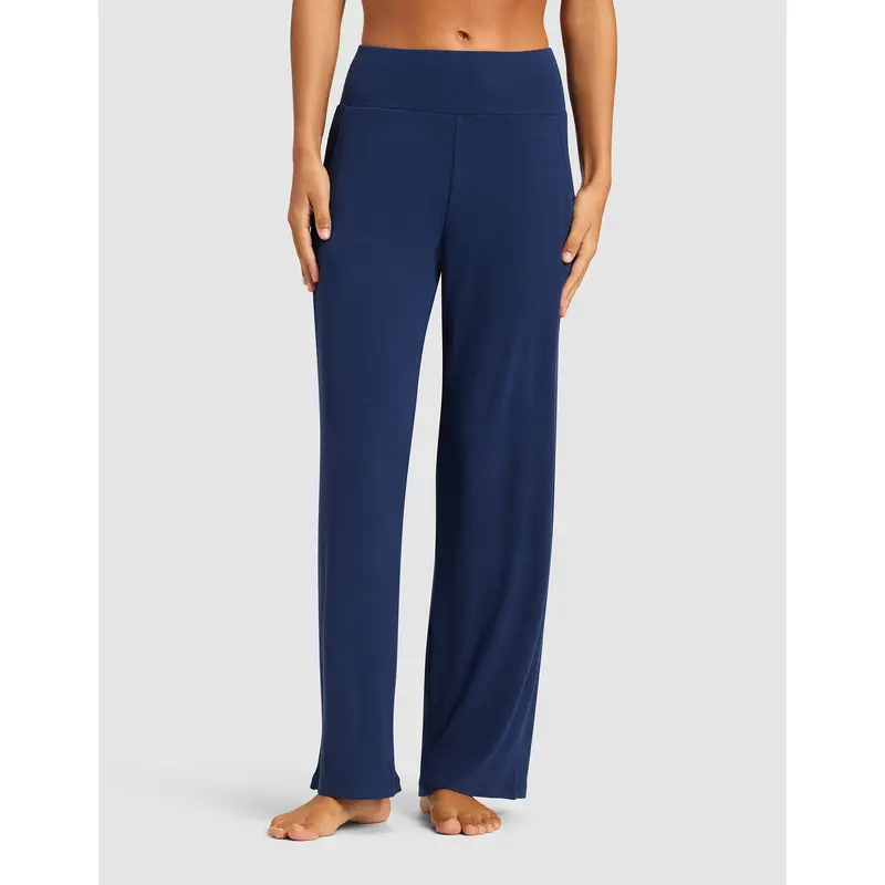 Womens Bamboo Rib-Knit Lounge Pant