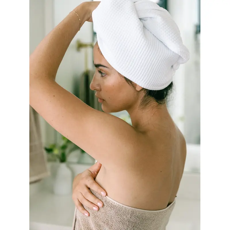 Waffle Hair Towel - Wholesale