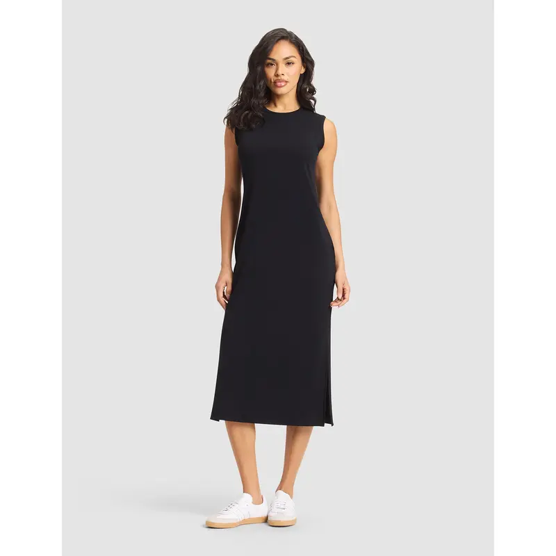 Women's Brushed Bamboo Sleeveless Midi Dress - Wholesale