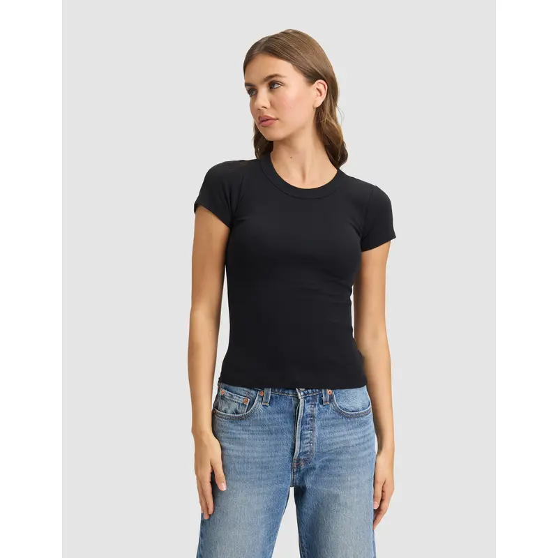 Women's Fine Ribbed Tee