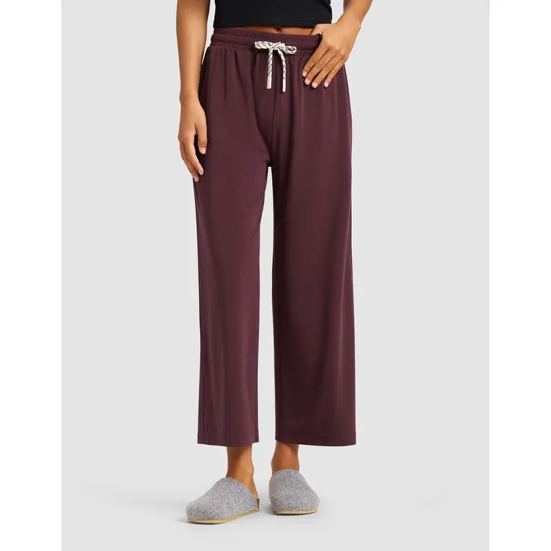 Women's Studio Cropped Wide Leg Pant