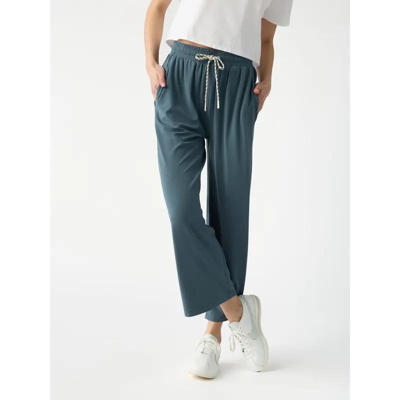 Women's Studio Cropped Wide Leg Pant - Wholesale