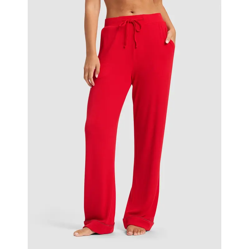 Women's Bamboo Rib-Knit Classic Pajama Pant