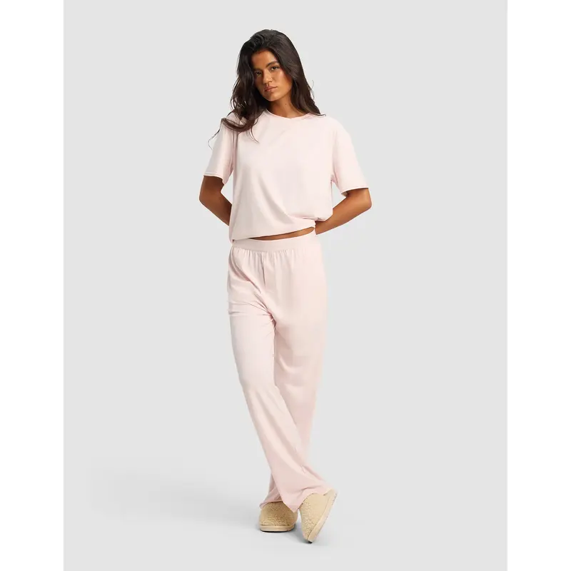 Women's First Layer Pajama Short Sleeve Tee & Pant Set