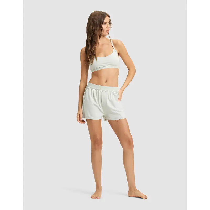 Women's First Layer Pajama Soft Bra & Boxer Short Set