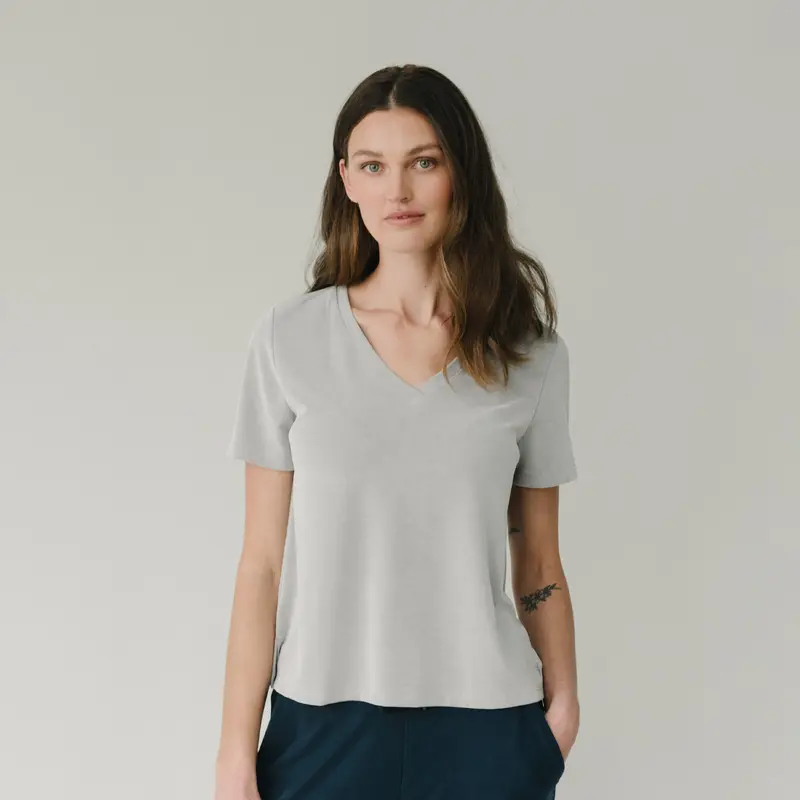 Women's Modern Modal V-Neck Tee - Last Chance