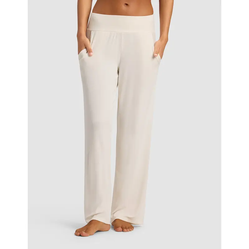 Womens Bamboo Rib-Knit Lounge Pant - Last Chance