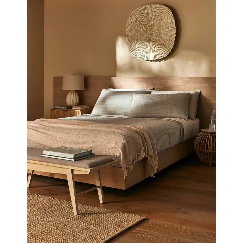 Baja Bedding Matelasse Bundle - Alabaster/Oceanside