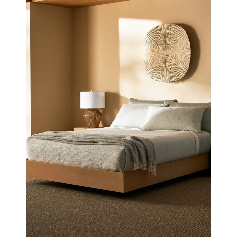 Baja Bedding Matelasse Bundle - Bone/Laurel