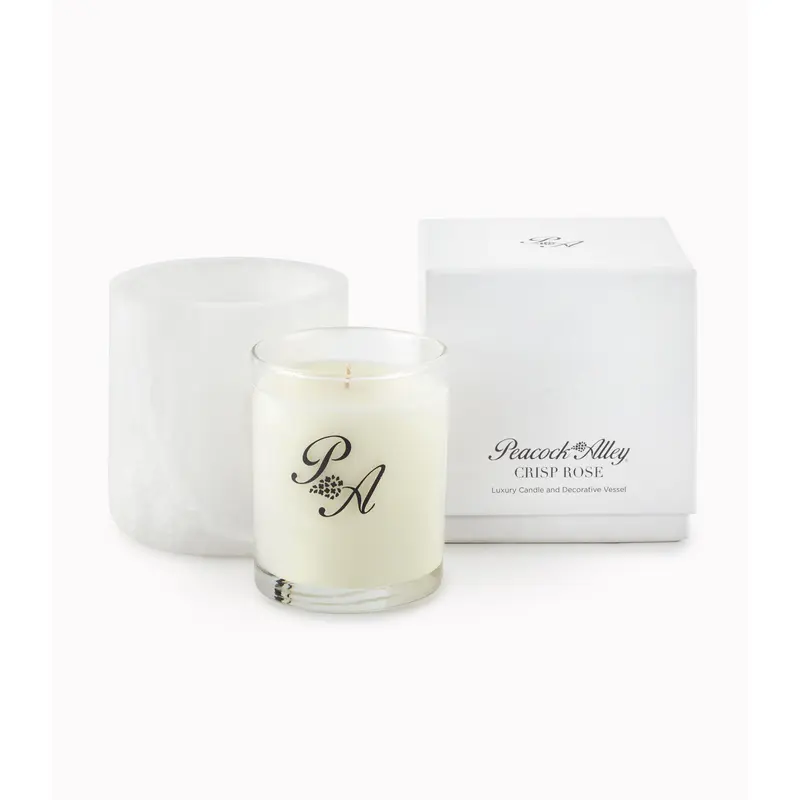 Crisp Rose Candle