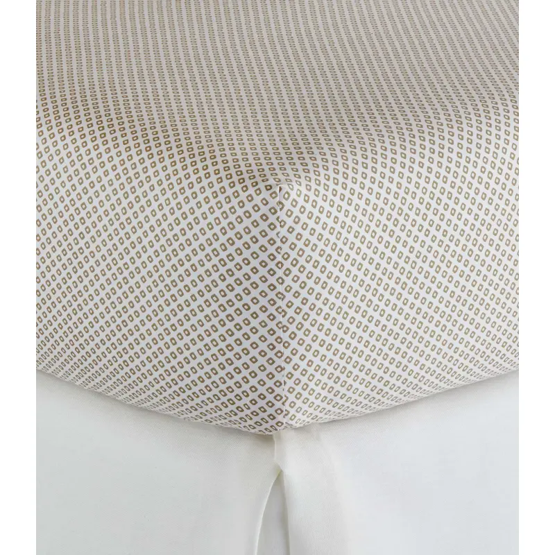 Emma Printed Sateen Fitted Sheet