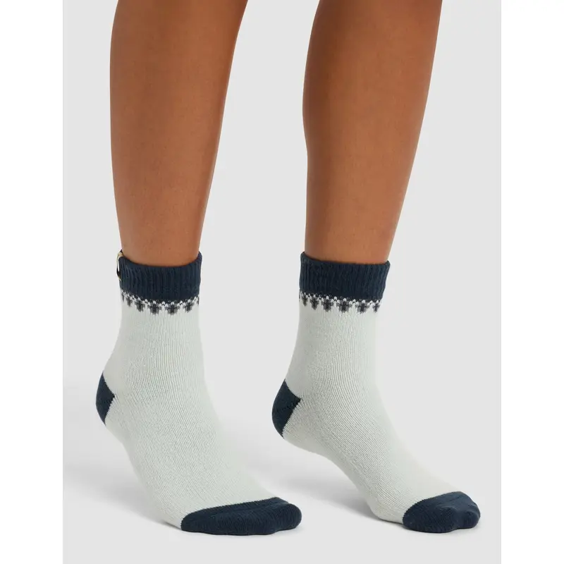 The Mistletoe Plush Modern Crew Sock