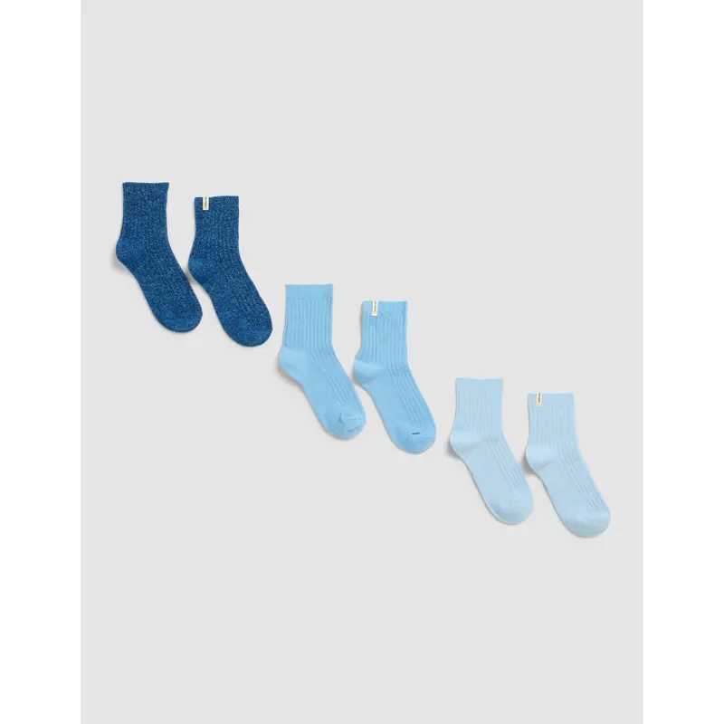 The Plush Modern Crew Sock 3-Pack