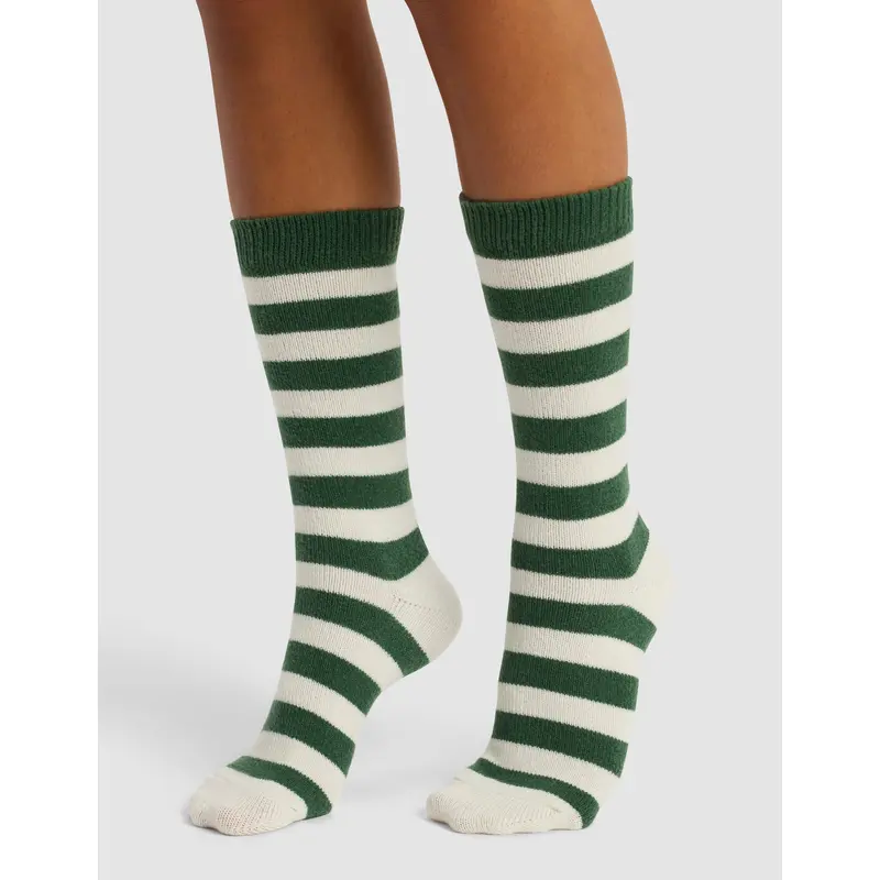 The Striped Plush Lounge Sock