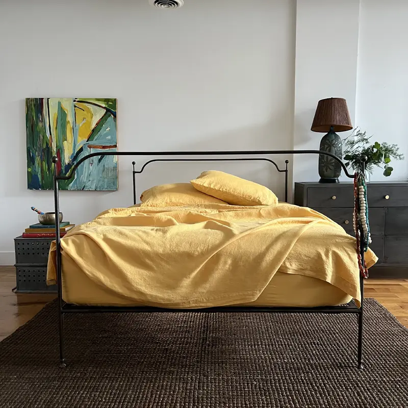 Butternut Linen Sheet Set