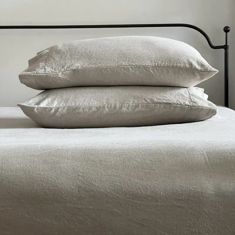 Eco Natural Belgian Eco Linen Pillowcase