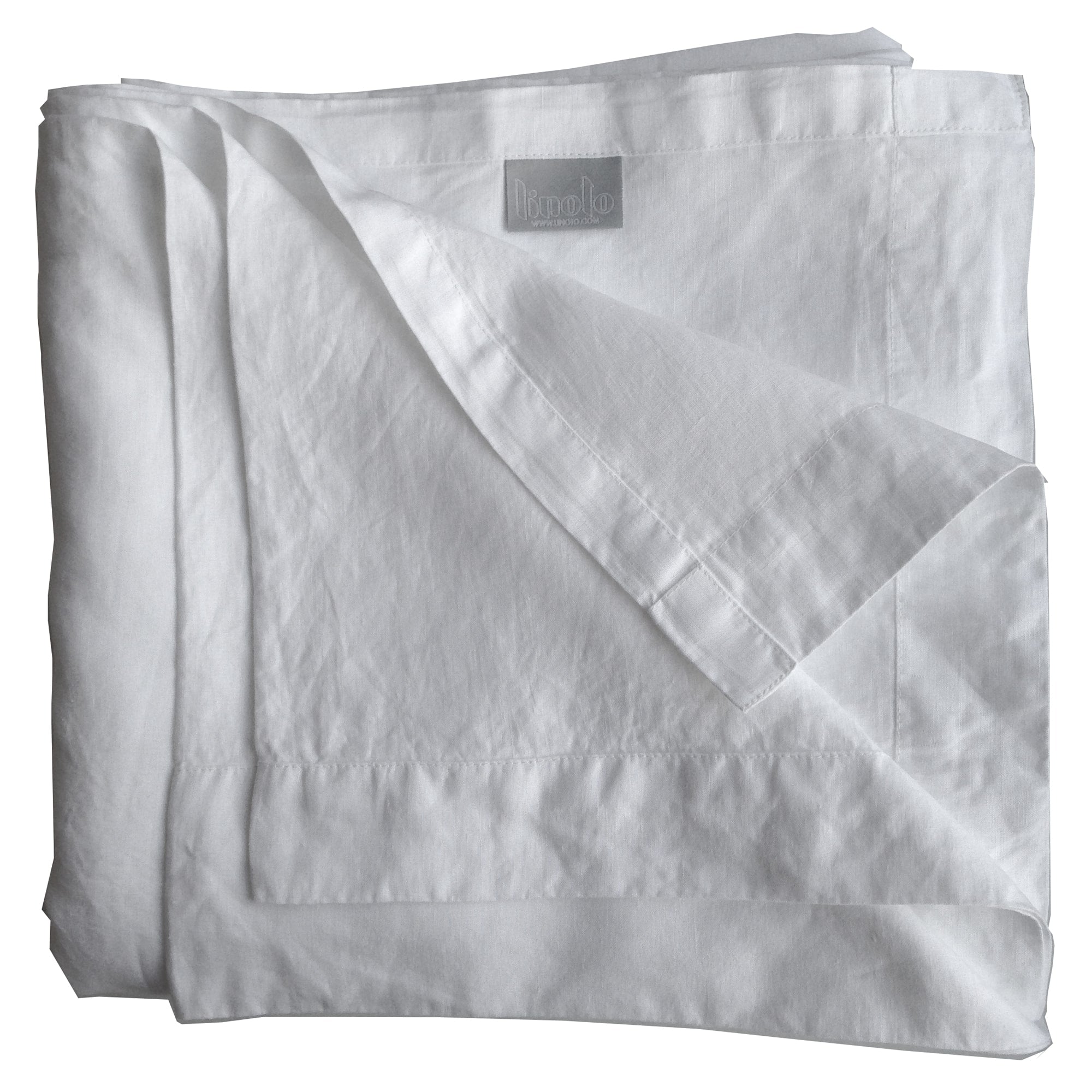 Eco White Belgian Eco-Linen Flat Sheet