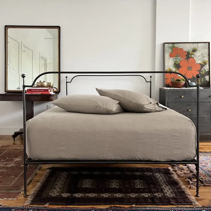 Flax Linen Fitted Sheet