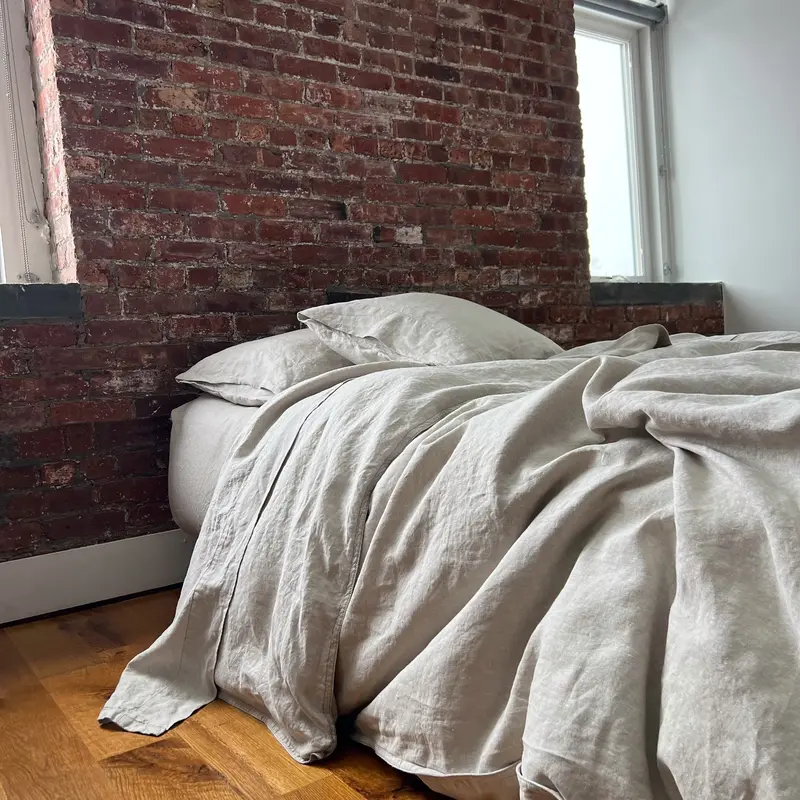 Natural Oatmeal Duvet Cover