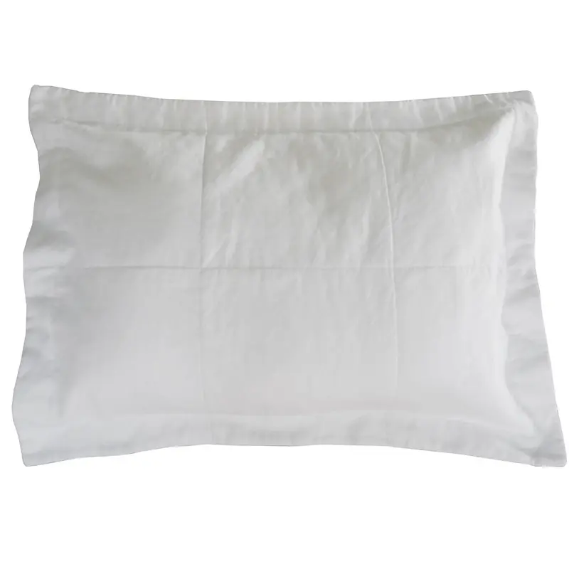 Organic Ivory Quilted Pillowcase