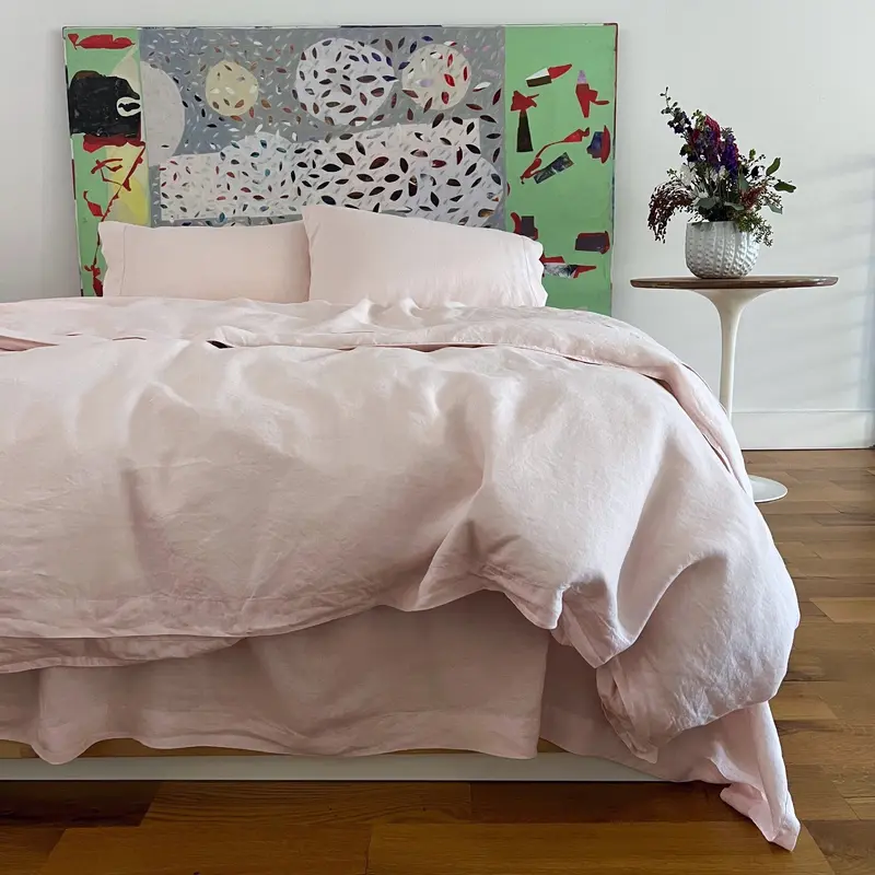 Powder Pink Duvet Cover