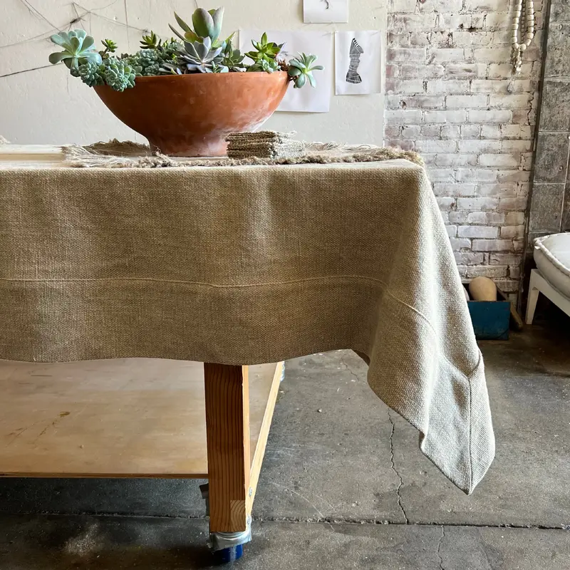 Artisan Heavy Linen Tablecloth