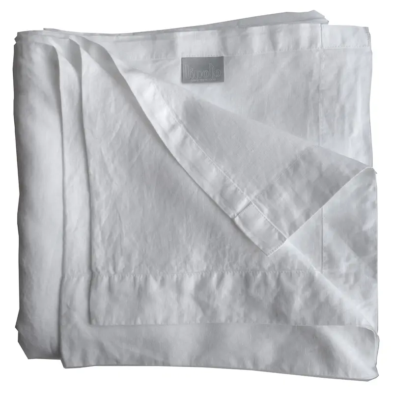 Sale Eco White Belgian Eco-Linen Flat Sheet