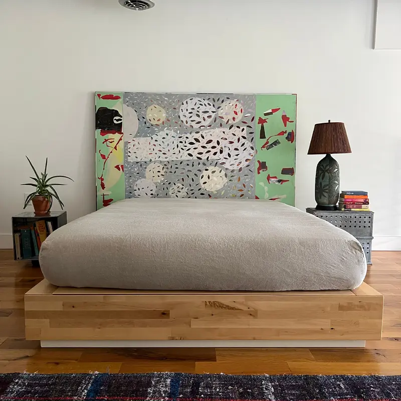 Sale Organic Natural Linen Fitted Sheet