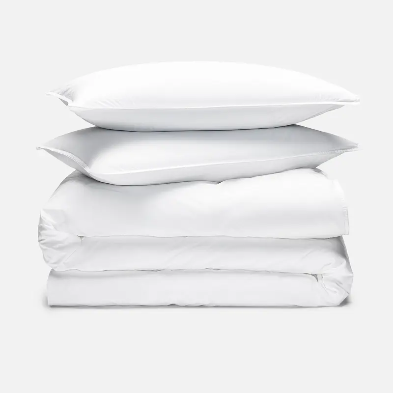 Washed Classic Percale Duvet Set
