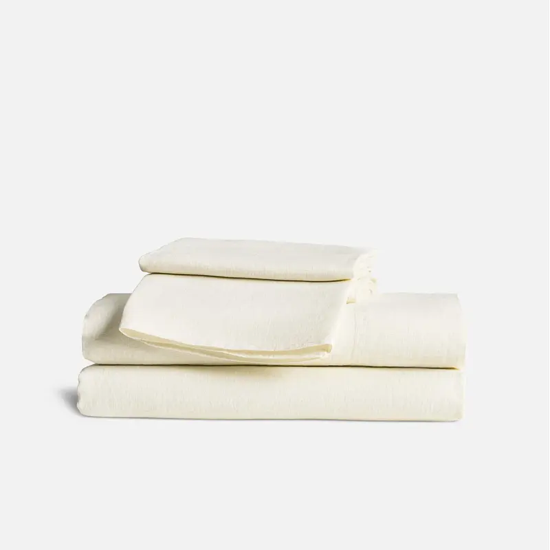 Washed European Linen Core Sheet Set