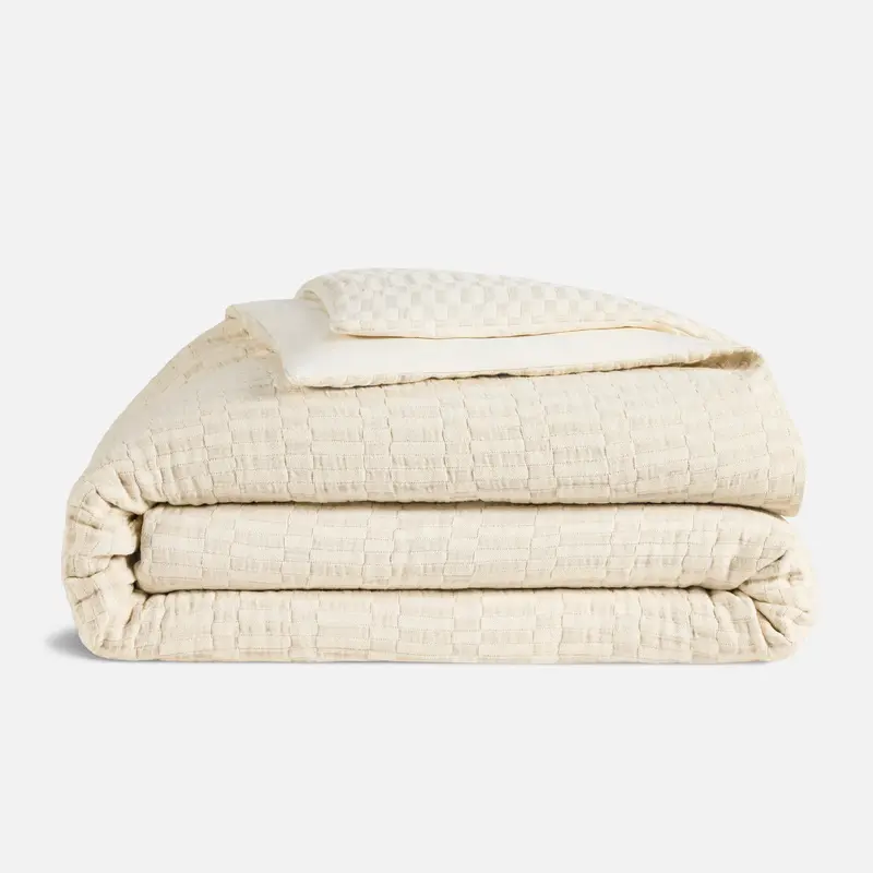 Woven Checkerboard Duvet Cover