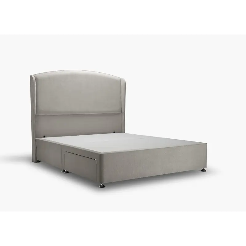 Melrose Bed Silver Grey