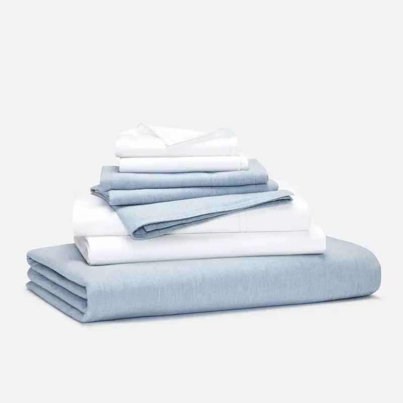 Washed Classic Percale & Heathered Cashmere Hardcore Bundle