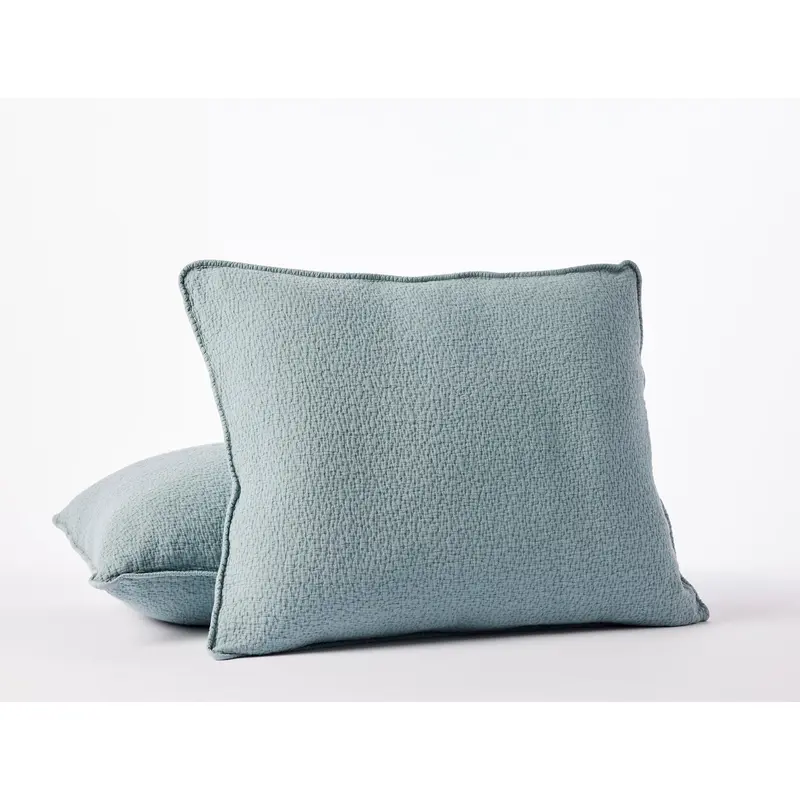 Cascade Organic Matelasse Sham - Renewed