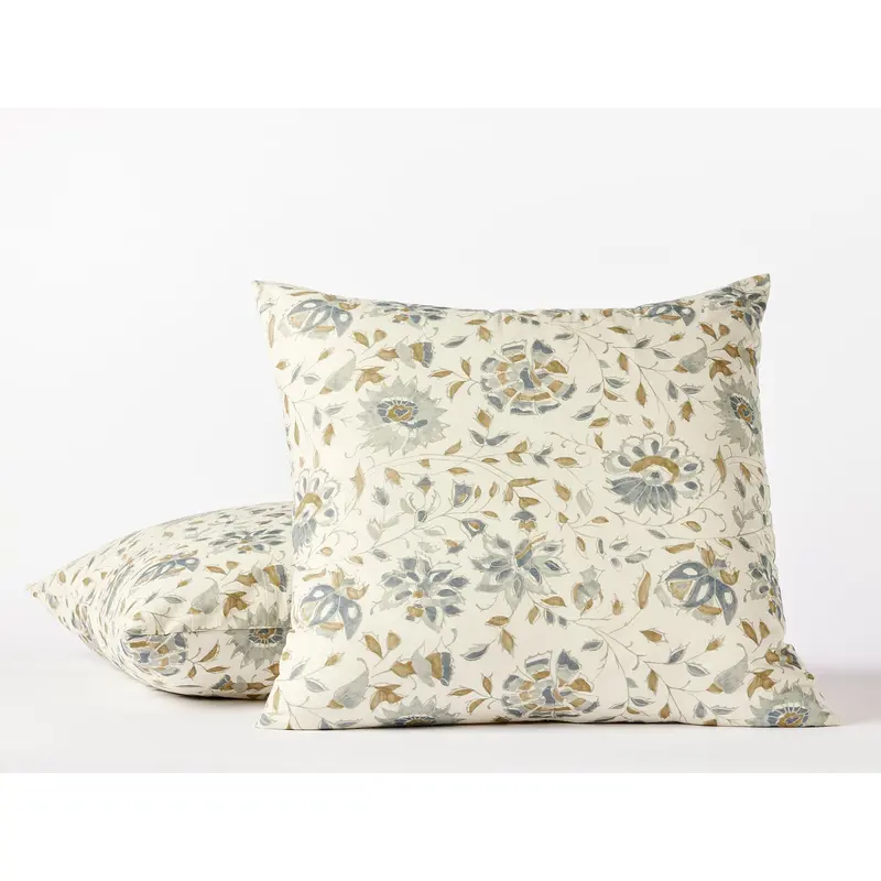 Coyuchi + Rejuvenation Flora Organic Print Sham - Renewed
