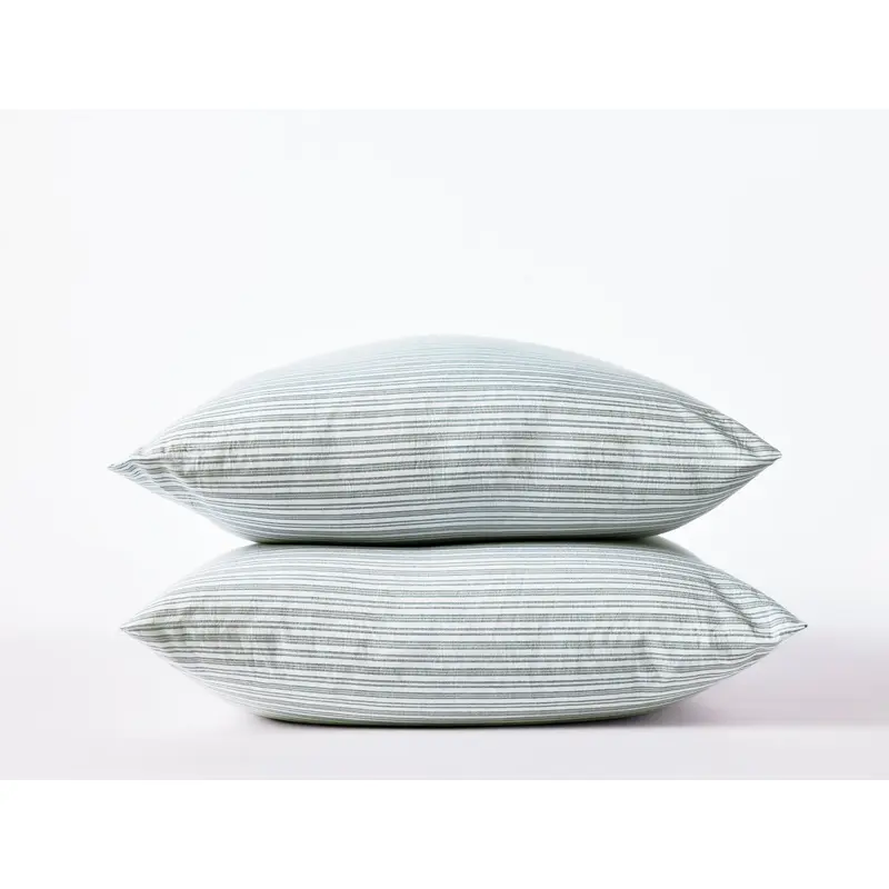 Organic Crinkled Percale Pillowcases - Renewed