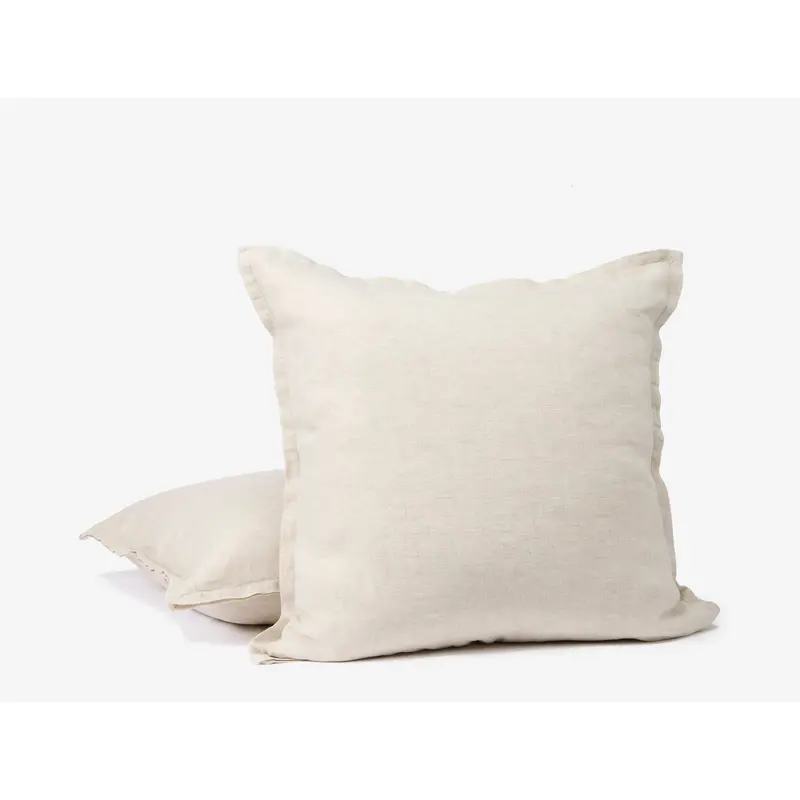Organic Relaxed Linen Decorative Pillow Cover - Renewed
