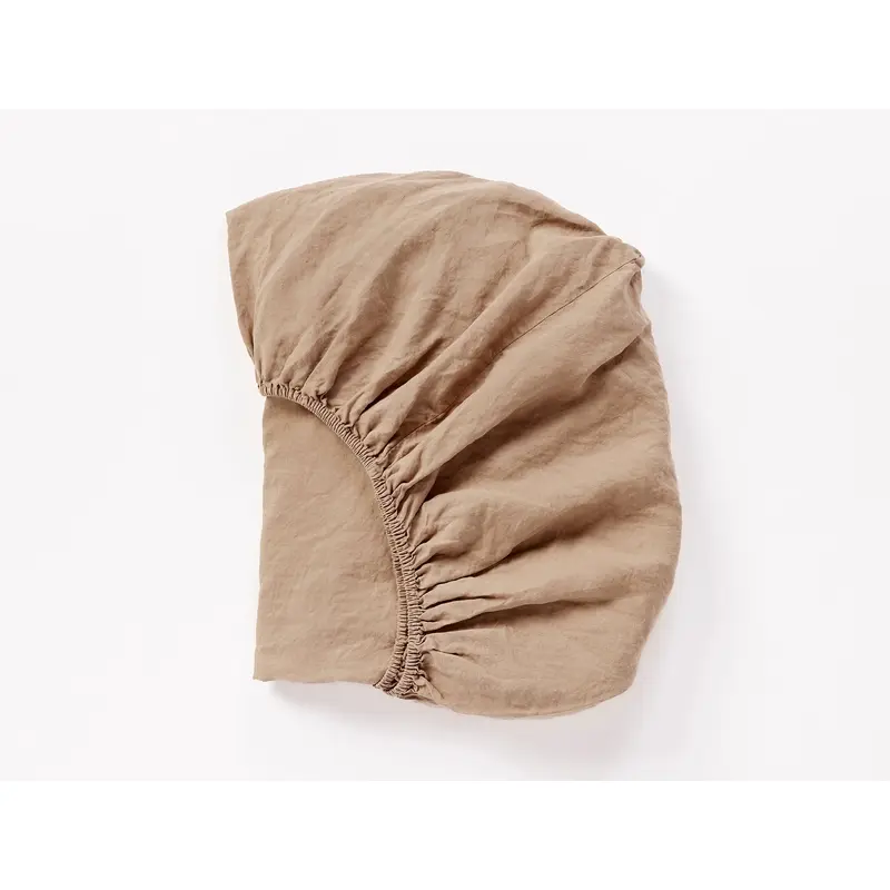 Organic Relaxed Linen Fitted Sheet - Renewed