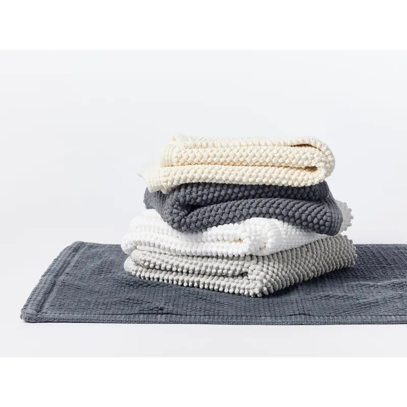 Pebbled Organic Bath Rug - Renewed