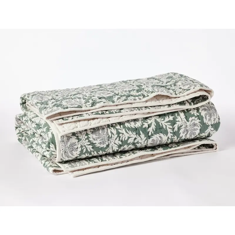 Robles Handstitched Organic Quilt - Renewed