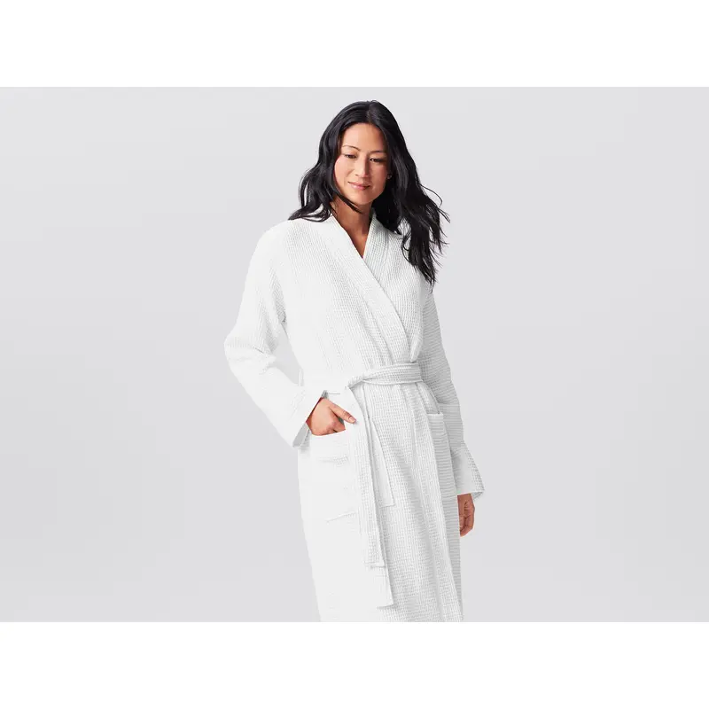 Unisex Organic Waffle Robe - Renewed