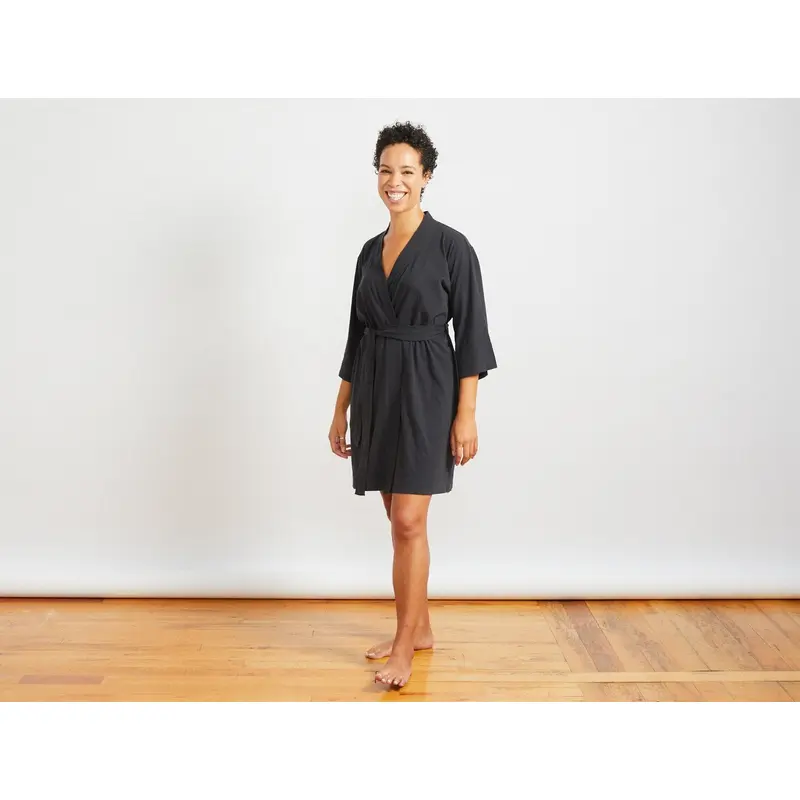 Women's Solstice Organic Short Robe - Renewed