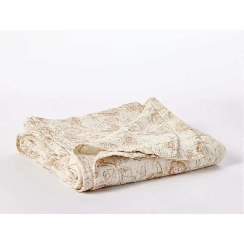 Balboa Organic Matelasse Print Throw