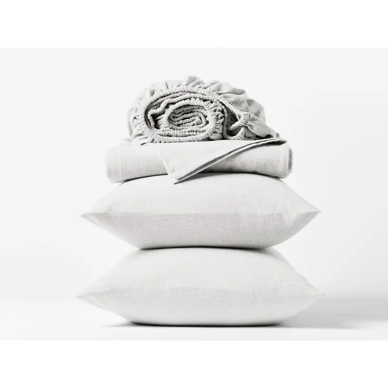 Cloud Brushed Organic Flannel Sheet Set