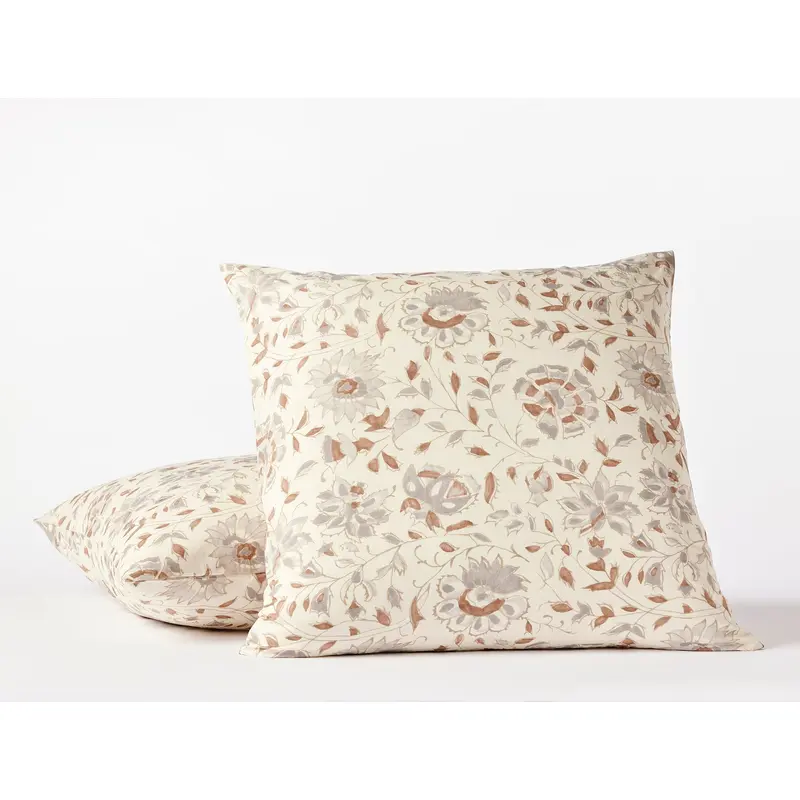 Coyuchi + Rejuvenation Flora Organic Print Sham