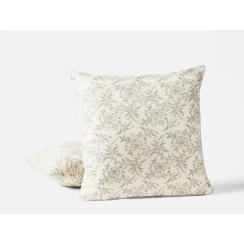 Marguerite Organic Print Decorative Pillow Cover