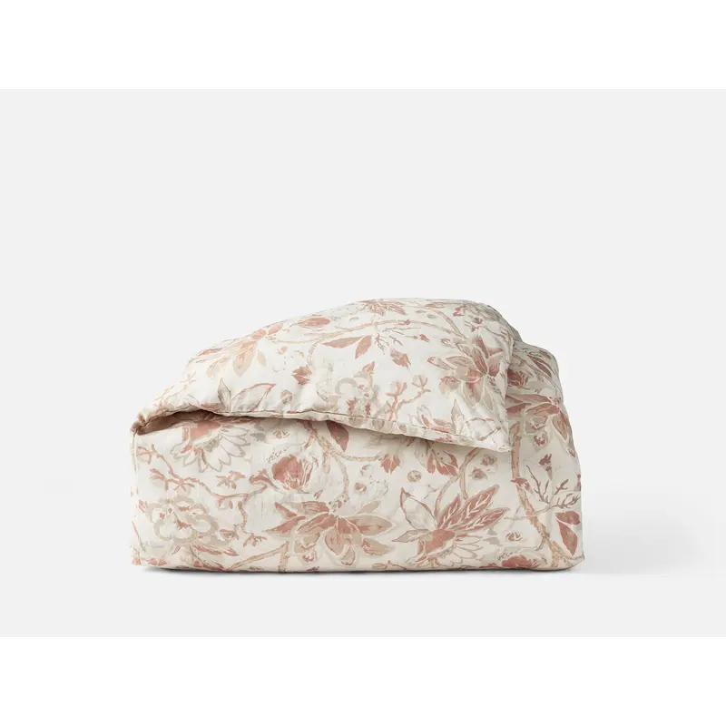 Sea Bloom Print Duvet Cover