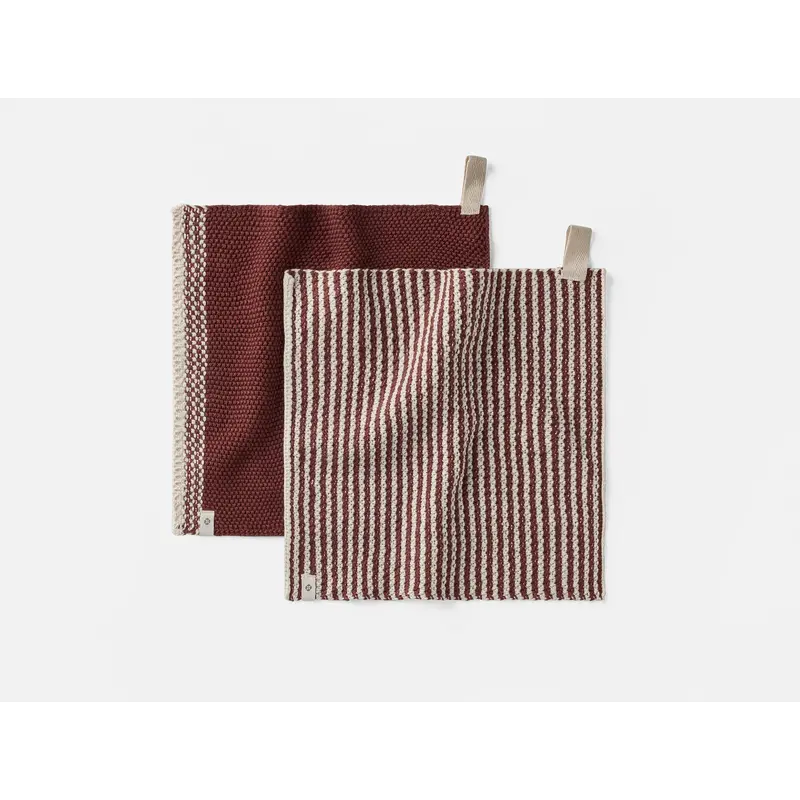 Shasta Organic Knit Dish Cloths, Set of 2