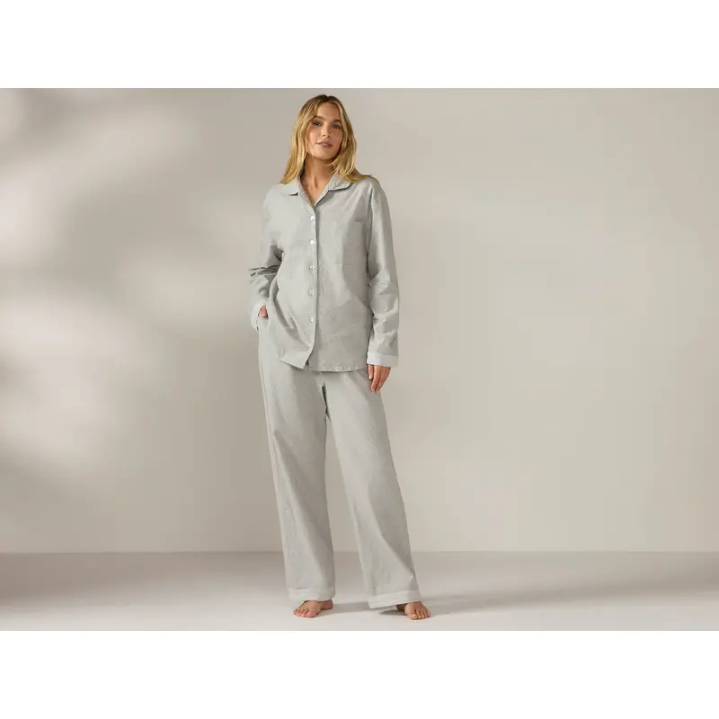 Women's Cloud Brushed Organic Flannel Pajama Set