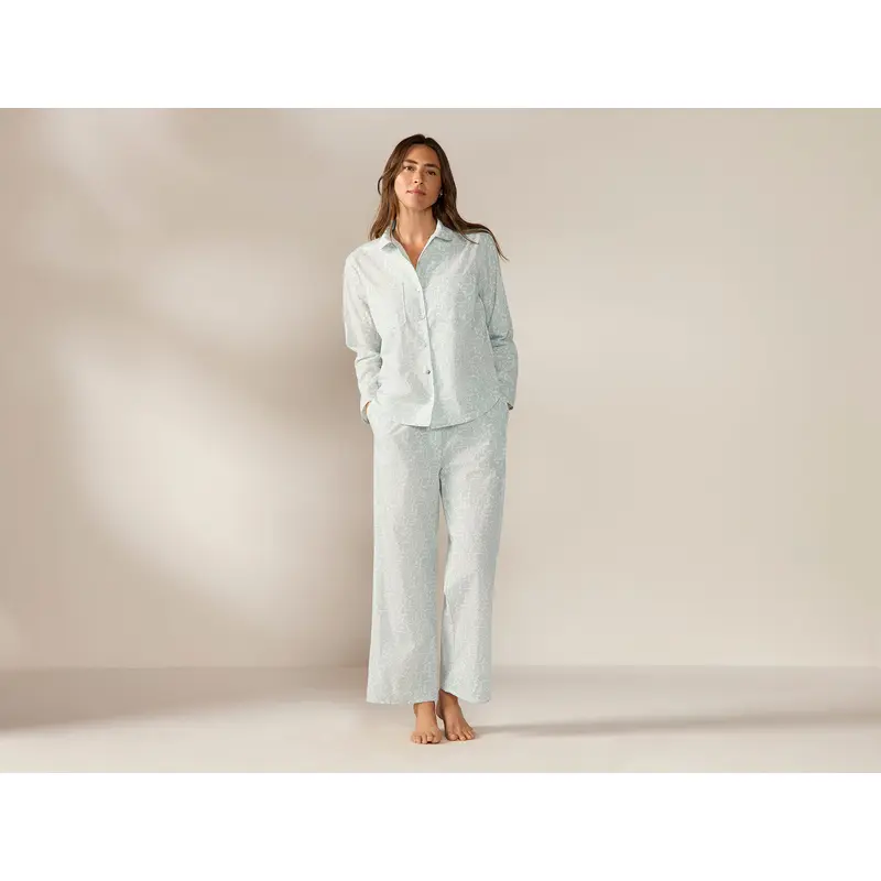 Women's Isla Organic Cotton Long Sleeve Pajama Set